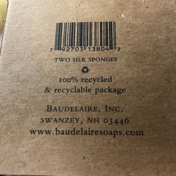 Baudelaire Silk Sea Sponge, New, Small - Picture 5 of 9